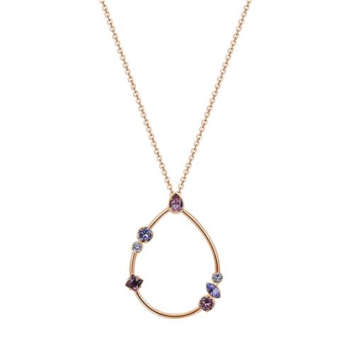 69718 8053851040291 BFF89 COLLANA AFFINITY IN OTTONE, GALVANICA ORO ROSA CON
