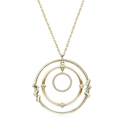 79259 8053851053185 BOP02 COLLANA CALLIOPE IN OTTONE E GALVANICA ORO CON CER