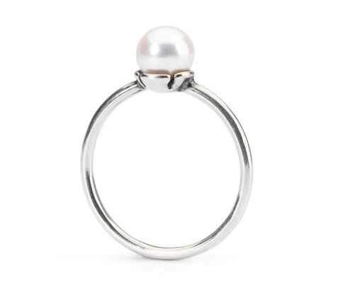 82746 5711246081122 TAGRI-00416 ANELLO PERLA BIANCA DELICATA MIS. 14
