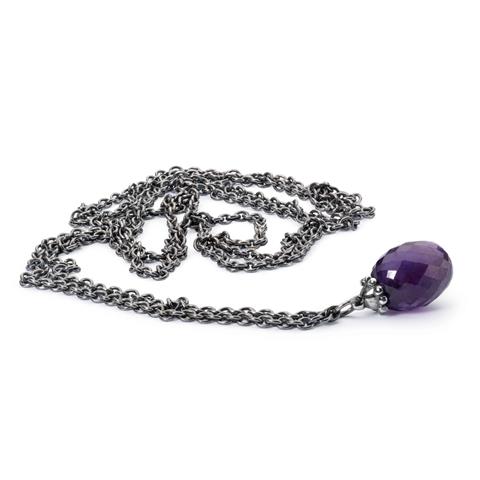 83061 5711246033770 TAGFA-00030 COLLANA D'ARGENTO CON AMETISTA 90 CM