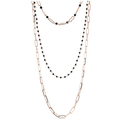 83726 8054704336011 WSBZ01881.BS COLLANA TRE FILI CON CATENA ROSARIO